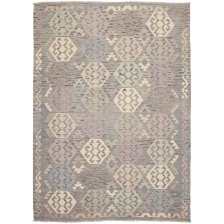Tappeto Kilim Afghanistan azzurro 177x239