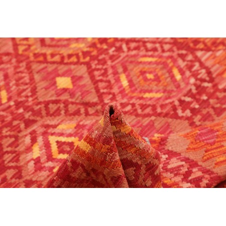 Tappeto Kilim Afghanistan rosso marrone 177x225