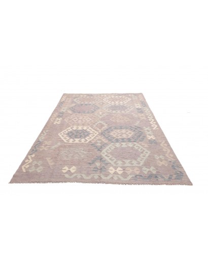 Tappeto Kilim Afghanistan azzurro giallo 172x249