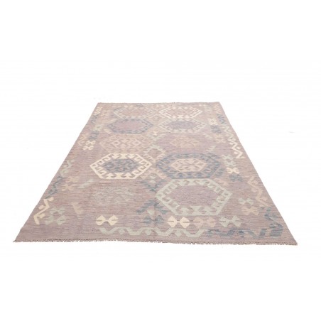 Tappeto Kilim Afghanistan azzurro giallo 172x249