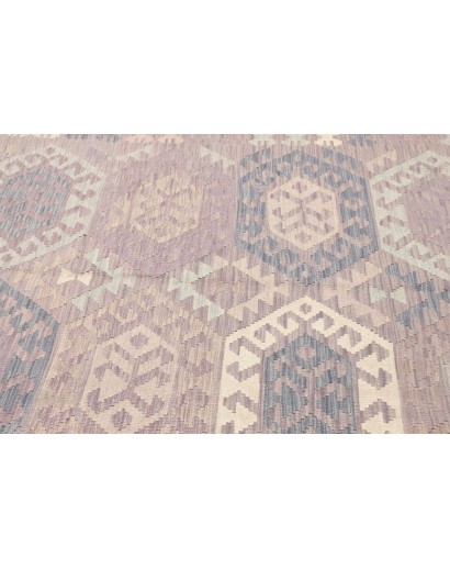 Tappeto Kilim Afghanistan azzurro giallo 172x249