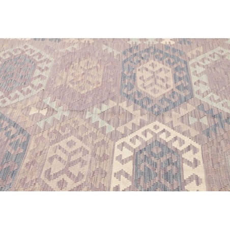 Tappeto Kilim Afghanistan azzurro giallo 172x249