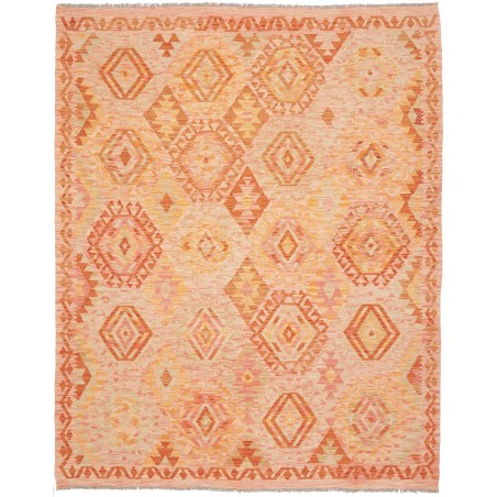 Tappeto Kilim Afghanistan marrone arancione 180x230