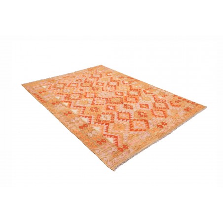 Tappeto Kilim Afghanistan arancione marrone 174x232