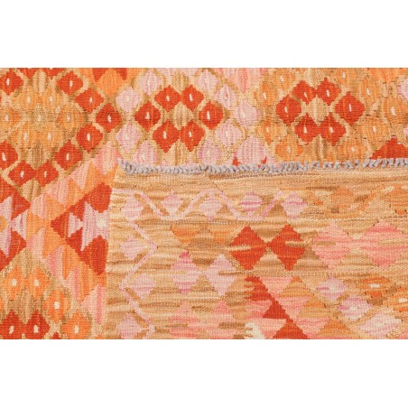 Tappeto Kilim Afghanistan arancione marrone 174x232