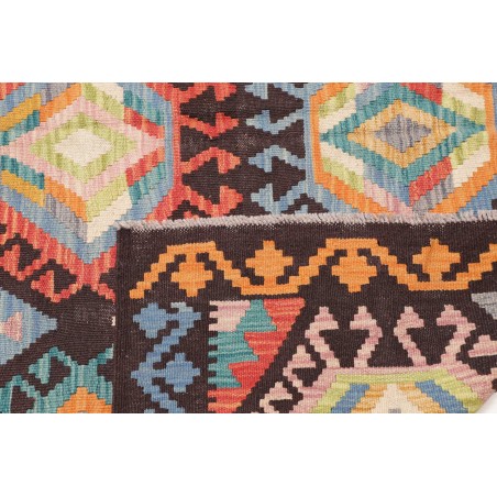 Tappeto Kilim Afghanistan marrone grigio 175x245