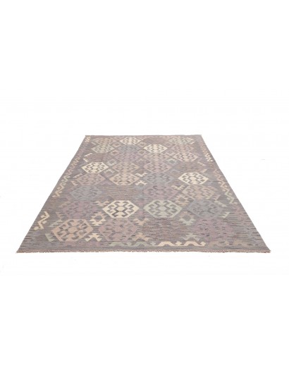 Tappeto Kilim Afghanistan azzurro beige 182x247