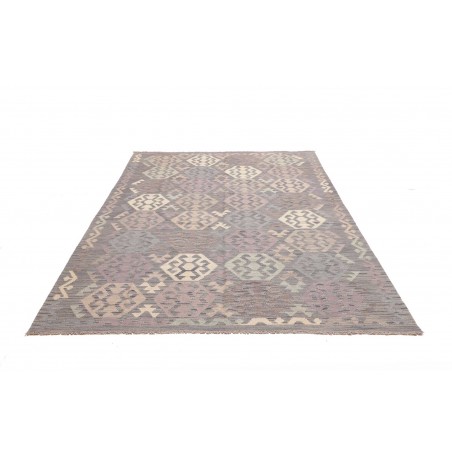 Tappeto Kilim Afghanistan azzurro beige 182x247