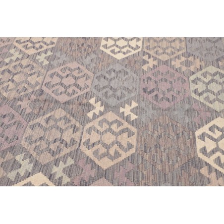 Tappeto Kilim Afghanistan azzurro beige 182x247