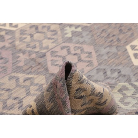 Tappeto Kilim Afghanistan azzurro beige 182x247