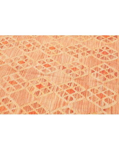 Tappeto Kilim Afghanistan arancione giallo 188x247