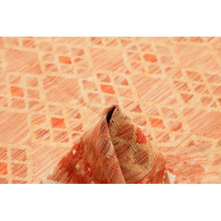 Tappeto Kilim Afghanistan arancione giallo 188x247