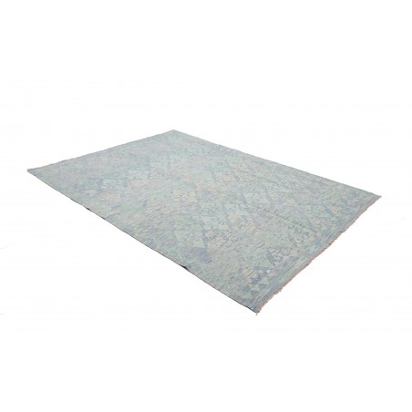 Tappeto Kilim Afghanistan azzurro 173x243