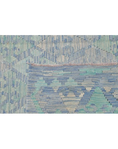 Tappeto Kilim Afghanistan azzurro 173x243