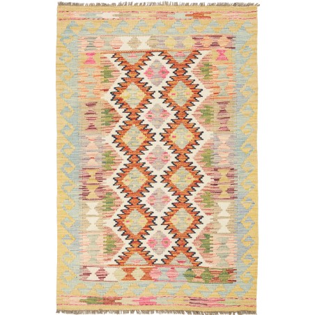 Tappeto Kilim Afghanistan marrone 83x125