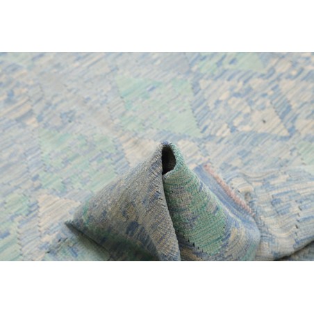 Tappeto Kilim Afghanistan azzurro 173x243