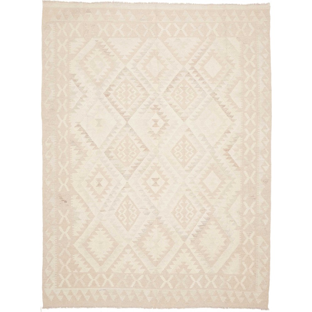 Tappeto Kilim Afghanistan bianco 159x230