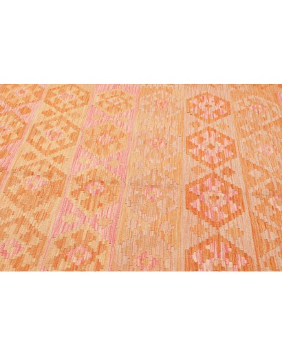 Tappeto Kilim Afghanistan marrone giallo 180x243