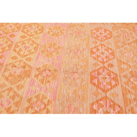 Tappeto Kilim Afghanistan marrone giallo 180x243