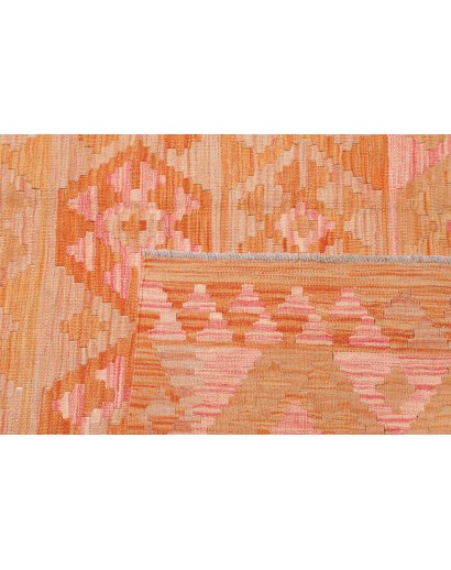 Tappeto Kilim Afghanistan marrone giallo 180x243