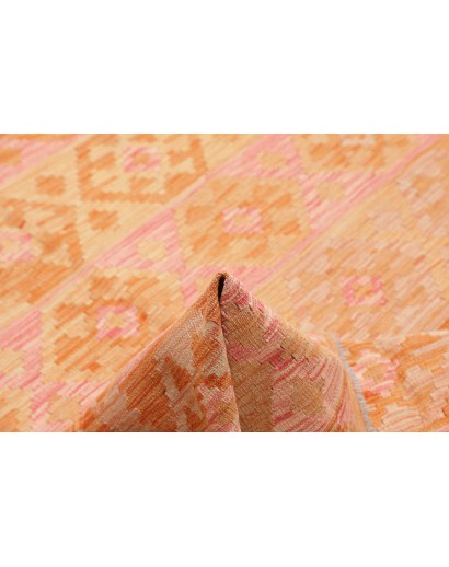 Tappeto Kilim Afghanistan marrone giallo 180x243