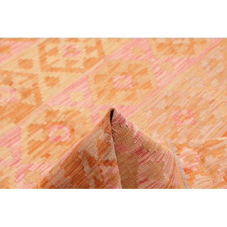 Tappeto Kilim Afghanistan marrone giallo 180x243