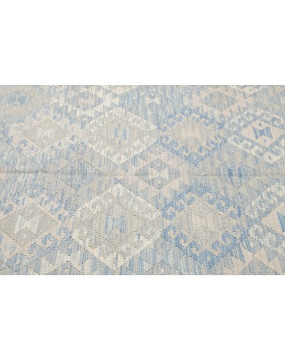Tappeto Kilim Afghanistan beige azzurro 180x254