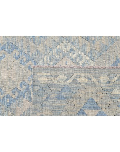Tappeto Kilim Afghanistan beige azzurro 180x254