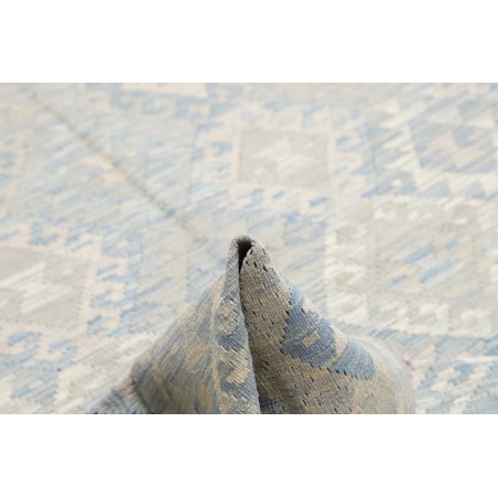 Tappeto Kilim Afghanistan beige azzurro 180x254