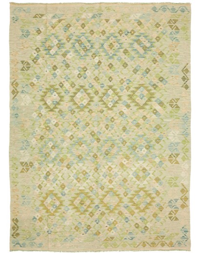 Tappeto Kilim Afghanistan marrone arancione 174x242