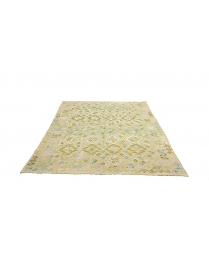 Tappeto Kilim Afghanistan marrone arancione 174x242