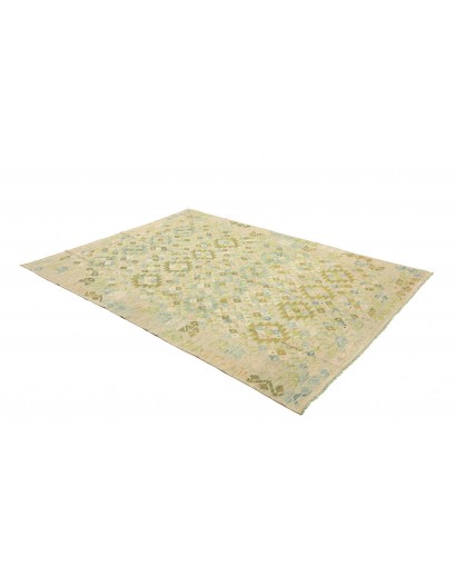 Tappeto Kilim Afghanistan marrone arancione 174x242