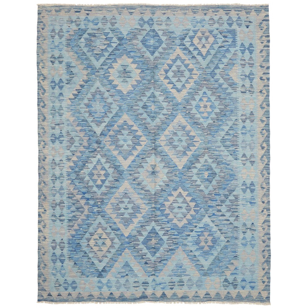 Tappeto Kilim Afghanistan azzurro 183x234