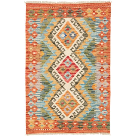 Tappeto Kilim Afghanistan marrone 83x125