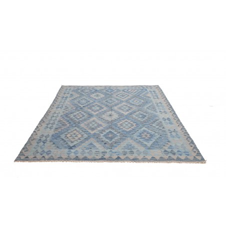 Tappeto Kilim Afghanistan azzurro 183x234