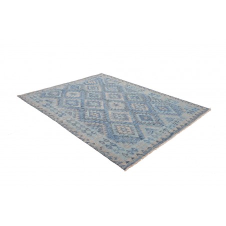 Tappeto Kilim Afghanistan azzurro 183x234