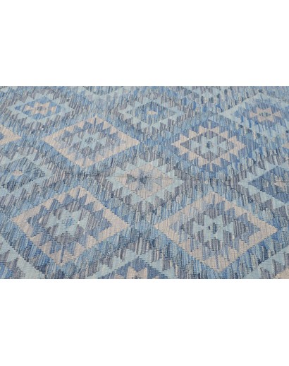 Tappeto Kilim Afghanistan azzurro 183x234
