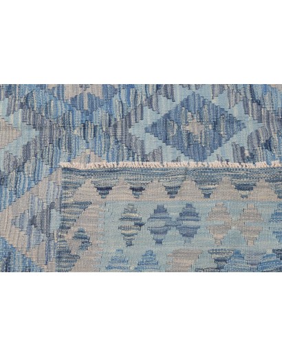 Tappeto Kilim Afghanistan azzurro 183x234
