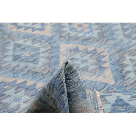 Tappeto Kilim Afghanistan azzurro 183x234