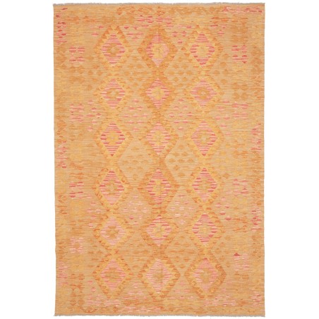 Tappeto Kilim Afghanistan arancione giallo 169x251