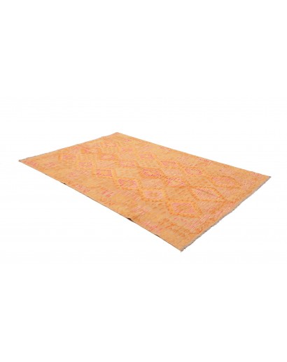 Tappeto Kilim Afghanistan arancione giallo 169x251