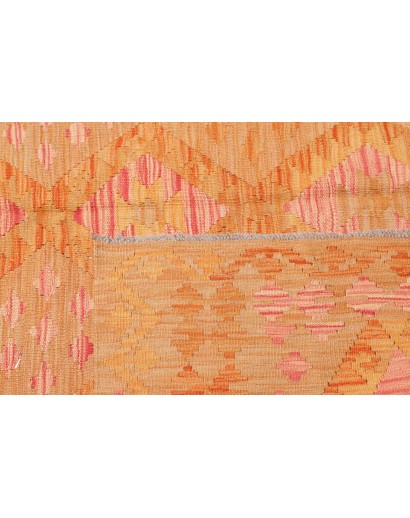 Tappeto Kilim Afghanistan arancione giallo 169x251