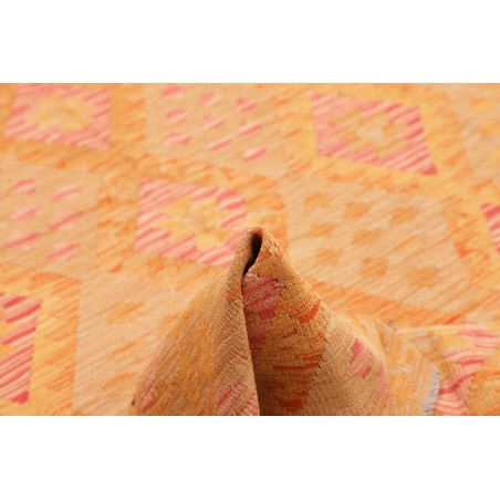 Tappeto Kilim Afghanistan arancione giallo 169x251