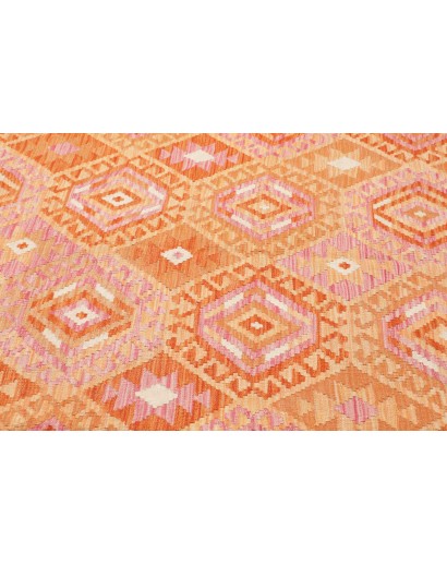 Tappeto Kilim Afghanistan marrone arancione 173x230