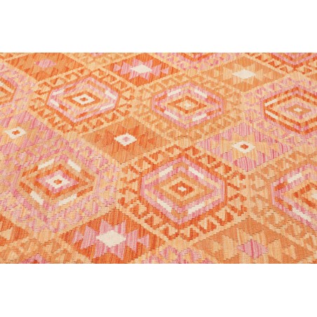 Tappeto Kilim Afghanistan marrone arancione 173x230