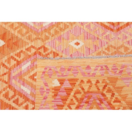 Tappeto Kilim Afghanistan marrone arancione 173x230