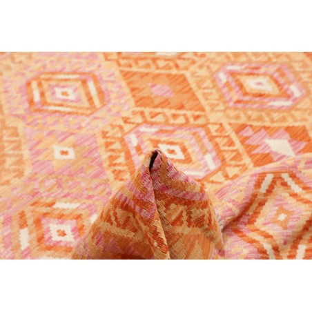 Tappeto Kilim Afghanistan marrone arancione 173x230