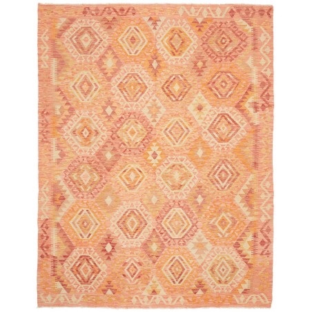 Tappeto Kilim Afghanistan marrone rosso 186x244
