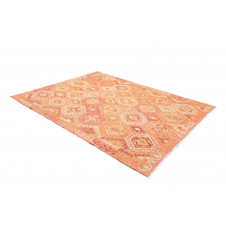Tappeto Kilim Afghanistan marrone rosso 186x244
