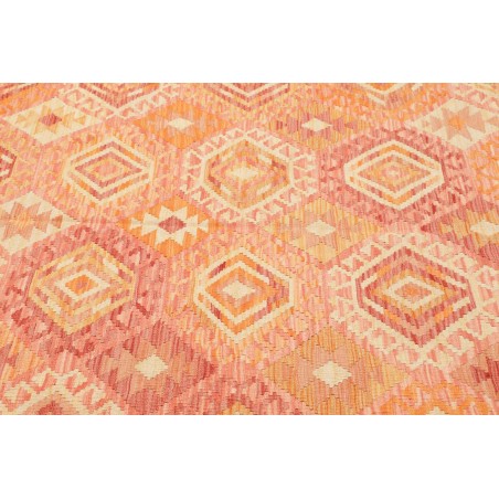 Tappeto Kilim Afghanistan marrone rosso 186x244